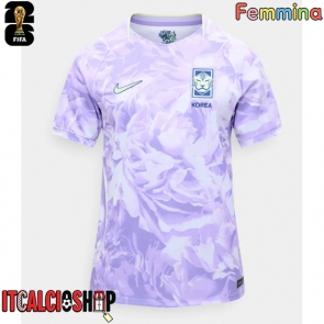 Repubblica di Corea Seconda Maglia Femmina Mondiali 2026 Manica Corta